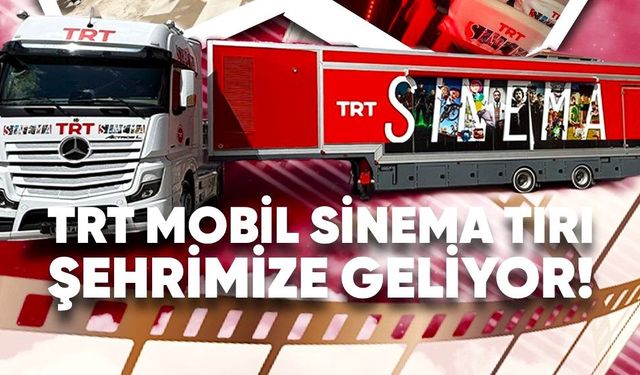 TRT Sinema Tırı Niğde Meydanı'nda