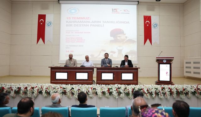 15 Temmuz Gazileri NÖHÜ’de yaşadıklarını anlattı