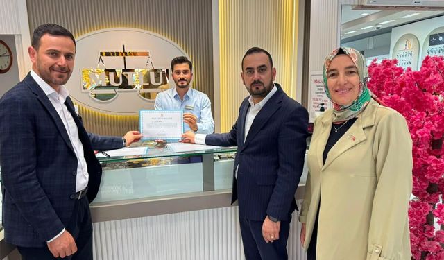AK Parti Niğde’den teşekkür belgesi