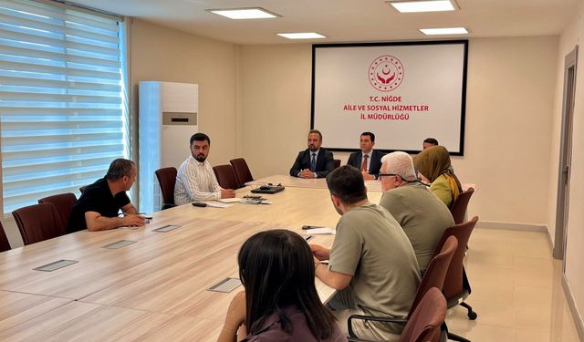 Aile ve Sosyal Hizmetler İl Müdürlüğünde İstişare toplantısı