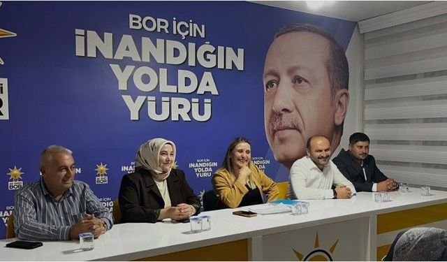 AK Parti Bor Daraltılmış İlçe Danışma Meclisini topladı