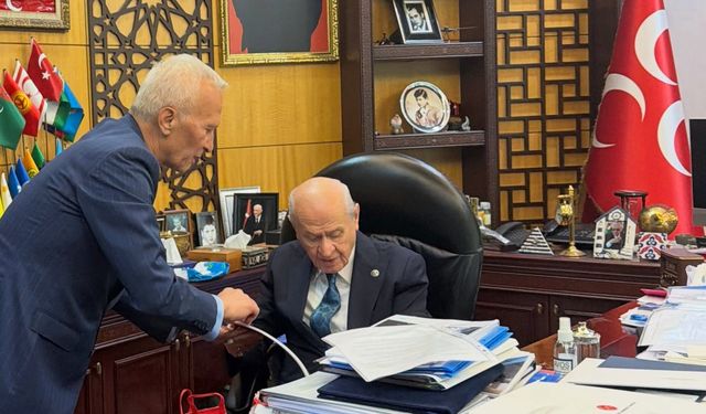 Tükenmez’den MHP lideri Bahçeli’ye ziyaret