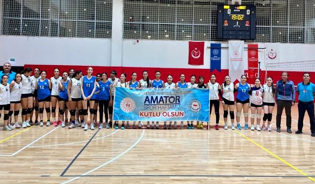 Amatör Spor Haftası Voleybol Turnuvası tamamlandı