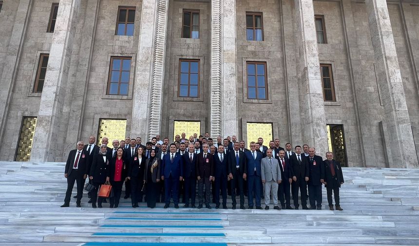 MHP Niğde heyetinin Ankara ziyareti