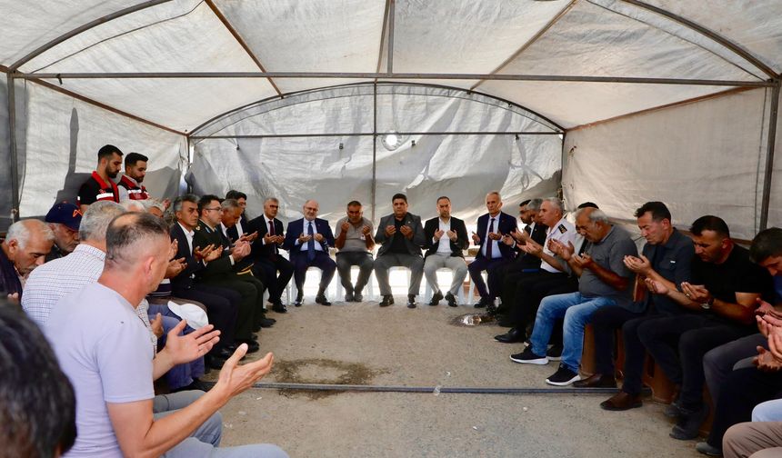 Şehit Enver Yaman’ın Baba Ocağına Taziye Ziyareti
