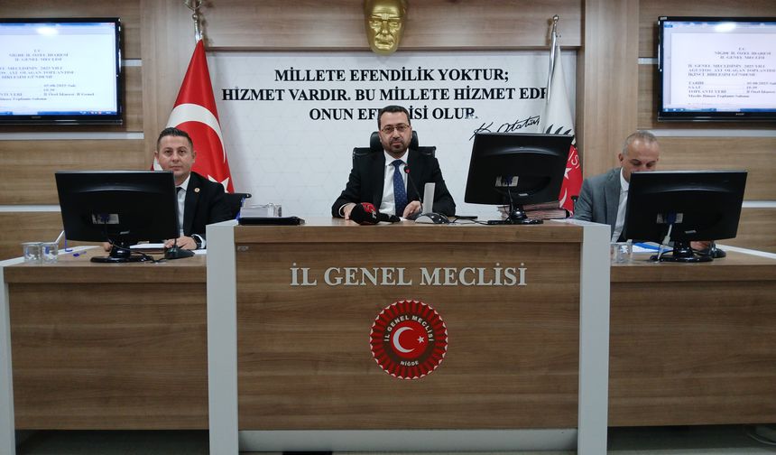 Niğde İl Genel Meclisi Ağustos Ayı Toplantısı Tamamlandı: Çevre Yatırımları ve İmar Konularında Önemli Kararlar Alındı