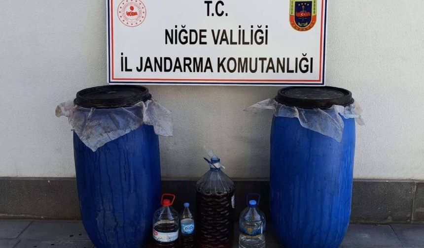 Niğde’de Kaçak Alkol Operasyonu: 322 Litre Kaçak İçki Ele Geçirildi