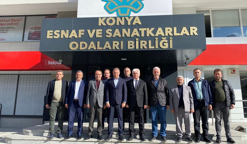 NESOB’dan TŞOF’a Ziyaret: Esnafın Sorunları ve Çözüm Önerileri Masaya Yatırıldı