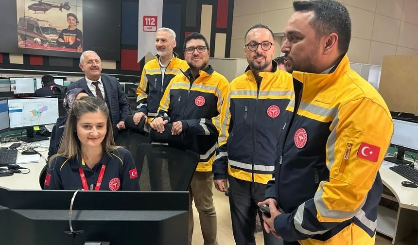 İl Sağlık Müdürü İnan’dan 112 İstasyonlarına Ziyaret