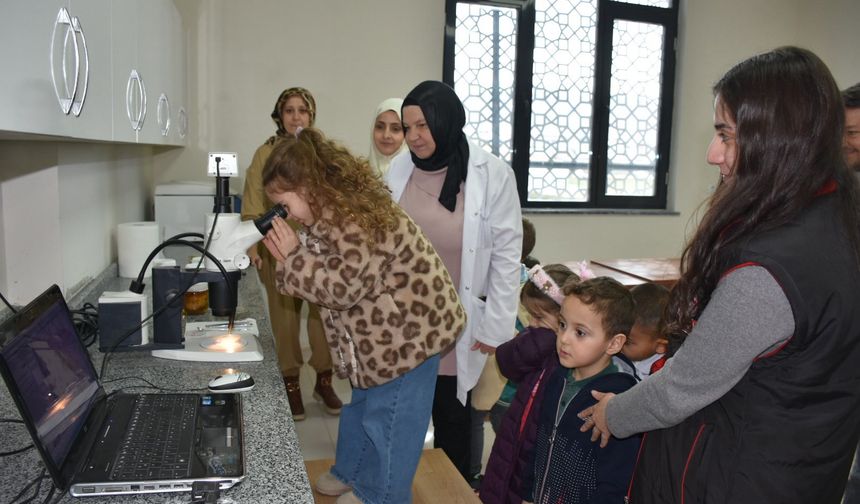 Anaokulu öğrencilerinden Enstitüsü ziyareti