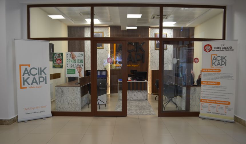 Niğdeli, Açık Kapı ’da yüzde 99’luk çözüme ulaştı