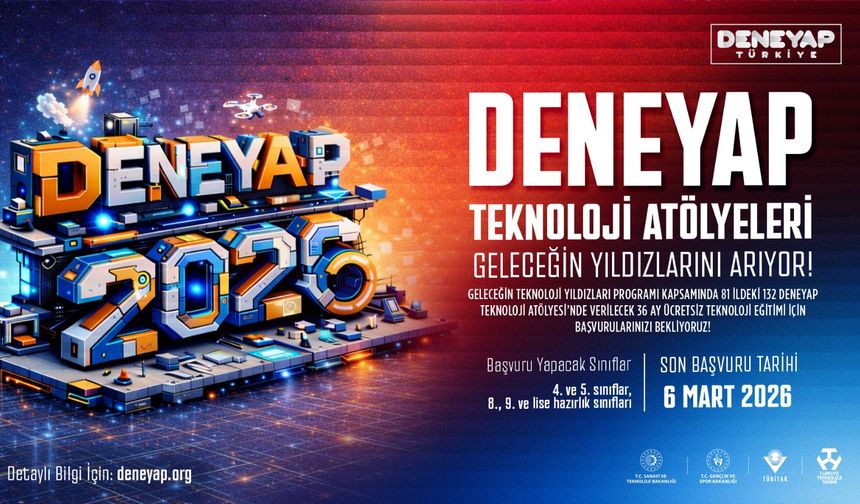 DENEYAP Atölyeleri 2026 Başvuruları başladı
