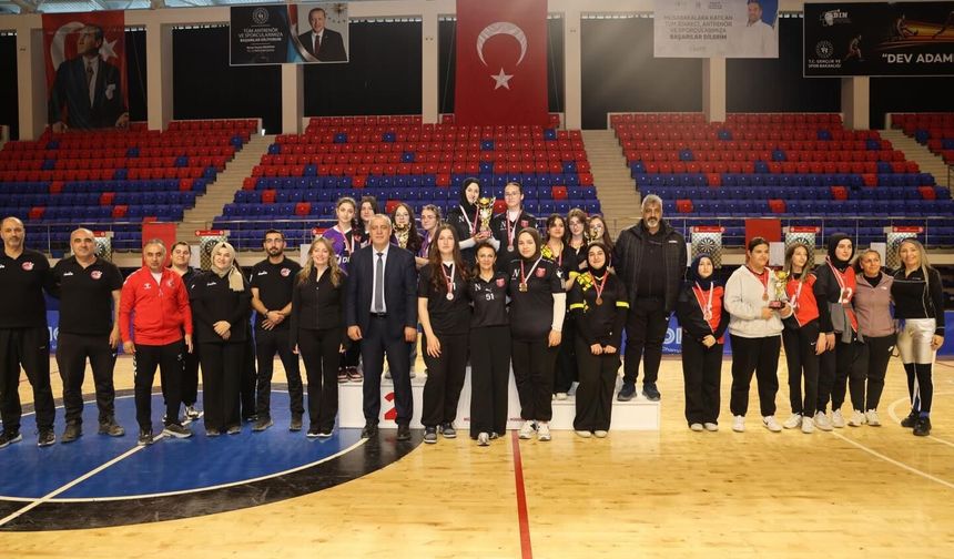 Genç Kızlar Dart İl Birinciliği tamamlandı