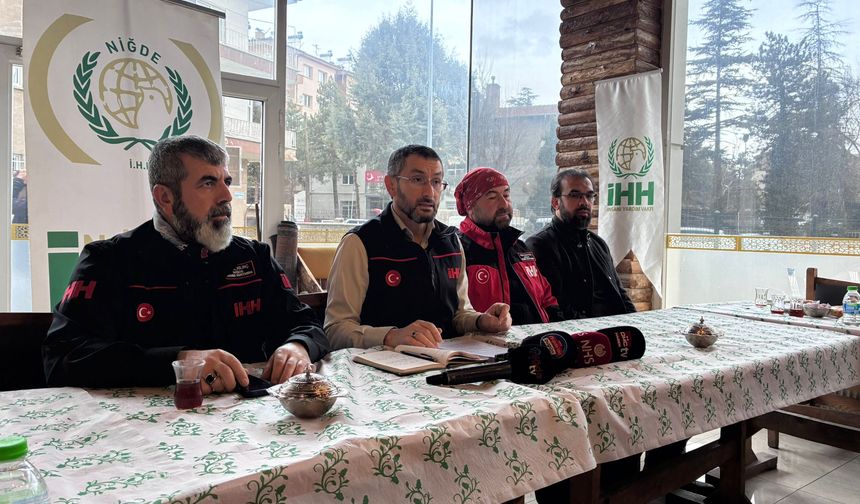 İHH Niğde 2026 Faaliyet planını açıkladı