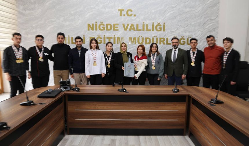 Niğdeli genç şefler madalyalara doymadı