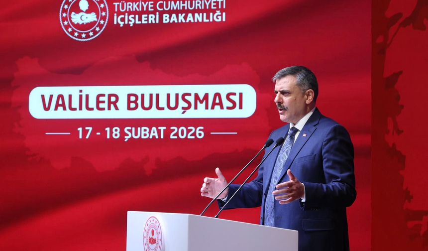 İçişleri Bakanı Çiftçi Valiler Buluşması programında konuştu