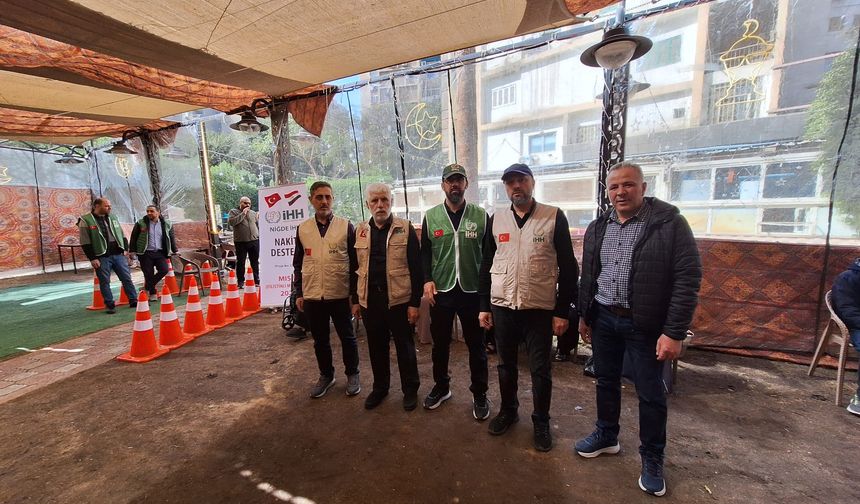 İHH Niğde, Gazze Kampına gitti (VİDEO HABER)