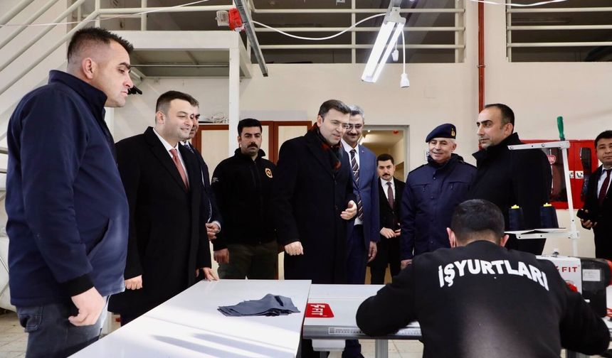 Vali Akmeşe Niğde Açık Ceza İnfaz Kurumu’nu ziyaret etti