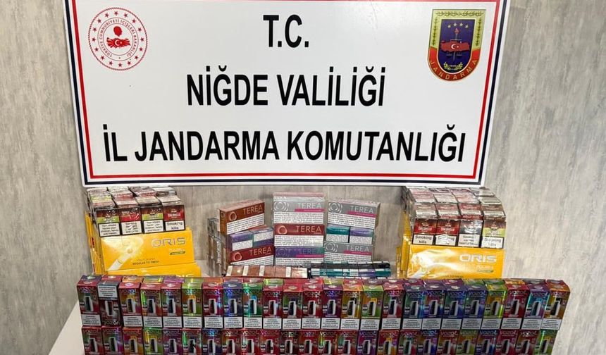 Bor’da Kaçakçılık operasyonu