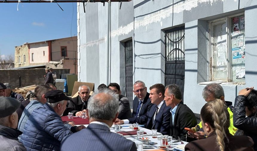 Kaymakam Gökçe’den köy ziyaretleri