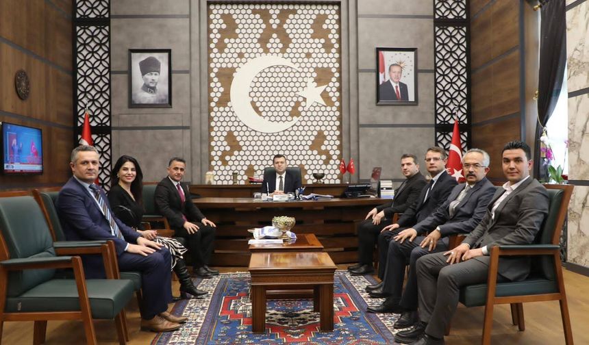 Oda Başkanları ve kurumlardan Vali Akmeşe’ye ziyaret