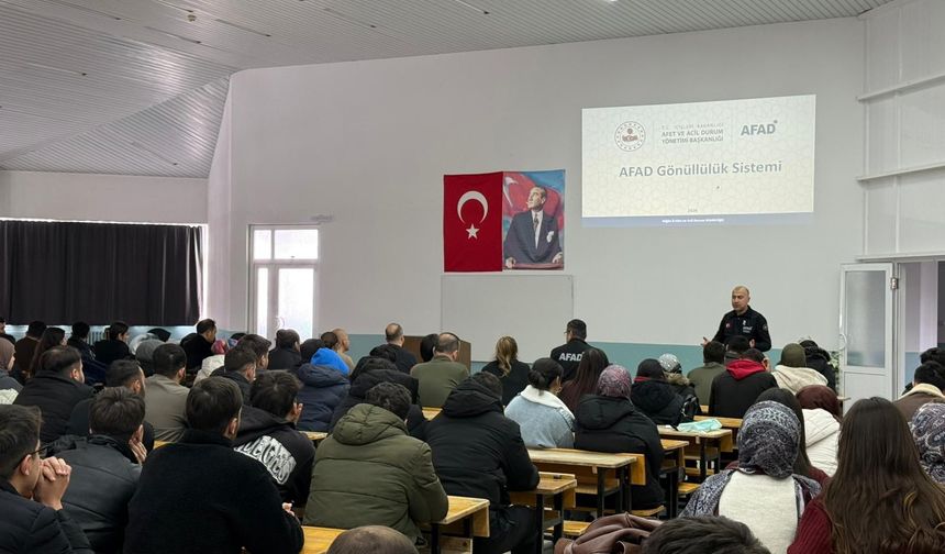 Ulukışla’da AFAD Gönüllülük Eğitimi düzenlendi