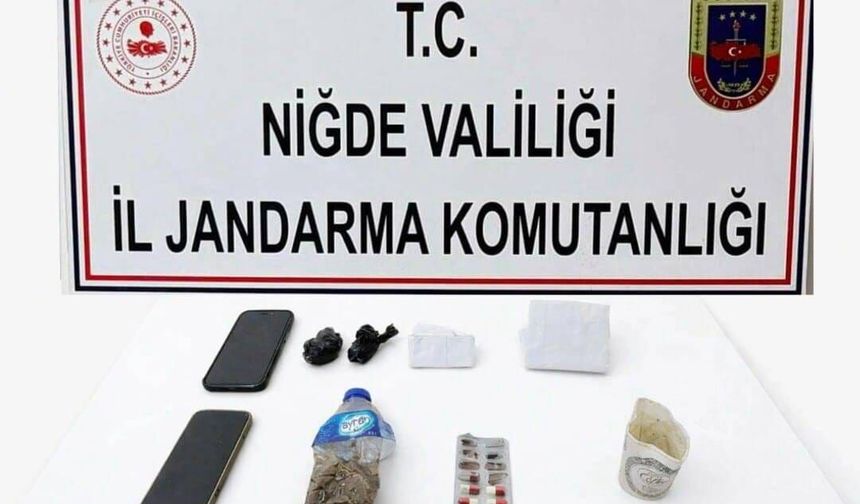 Niğde Jandarma’dan Narkotik operasyonu