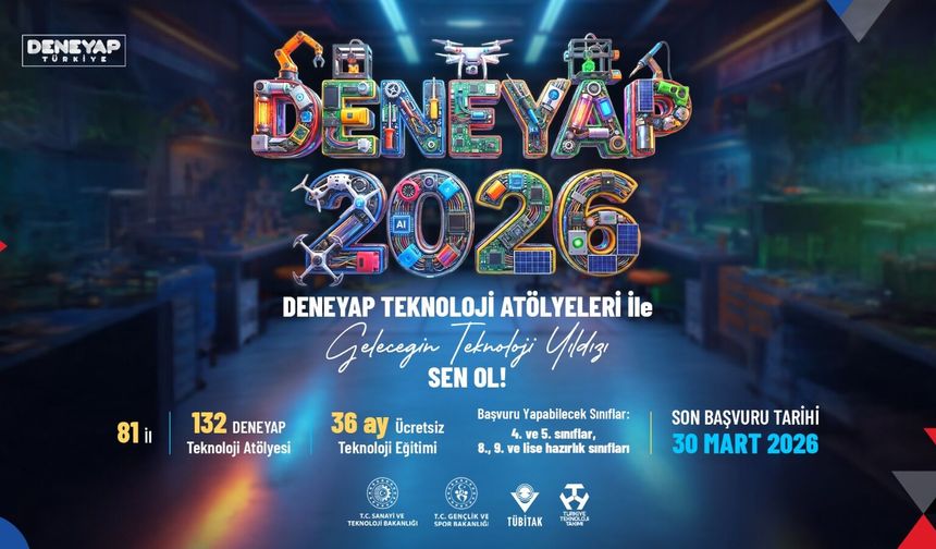 DENEYAP Türkiye 2026 Başvuruları devam ediyor