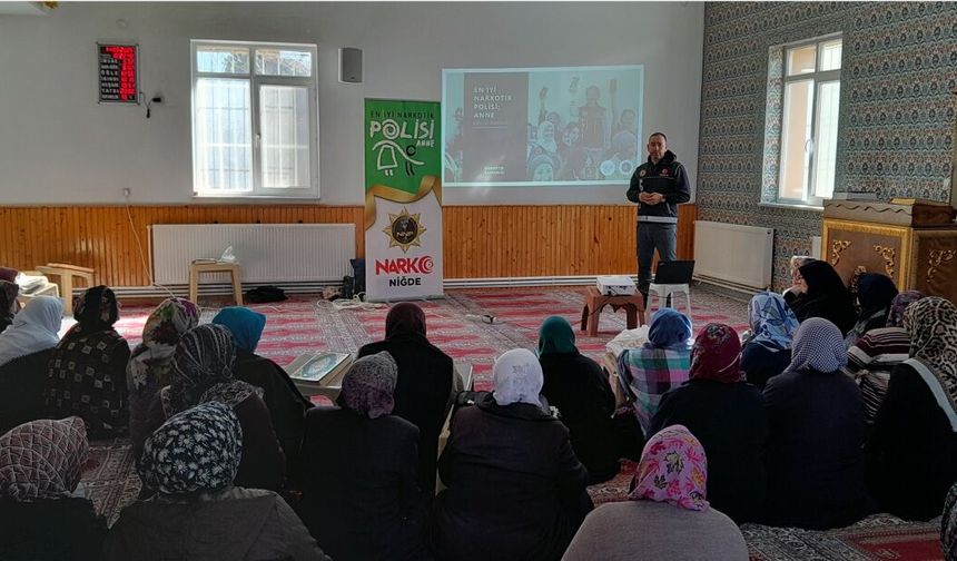 Vatandaşa uyuşturucu ile mücadele eğitimi