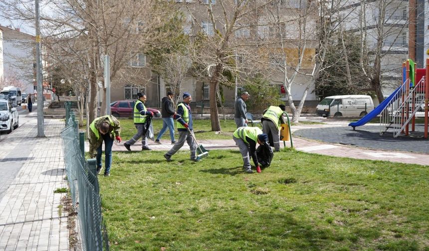 Belediye ekiplerinden bahara hazırlık