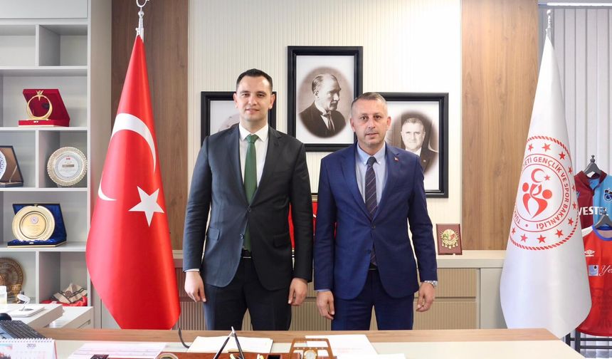 Büyükkaymakcı’dan Gençlik ve Spor İl Müdürlüğüne ziyaret