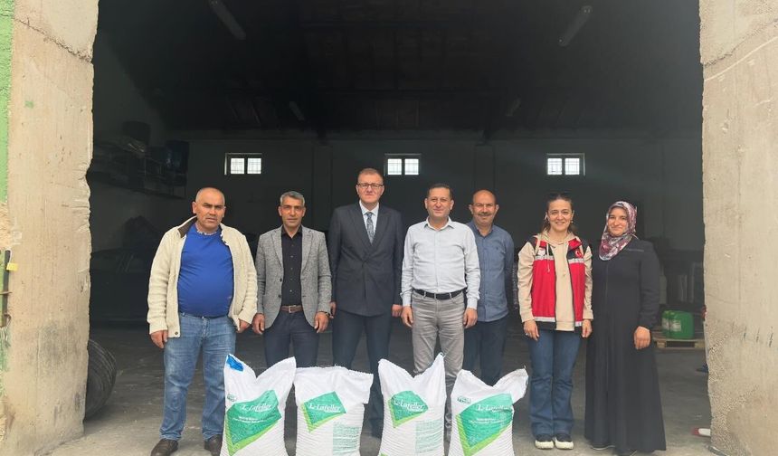 Bor’da üreticilere Kuru Fasulye desteği