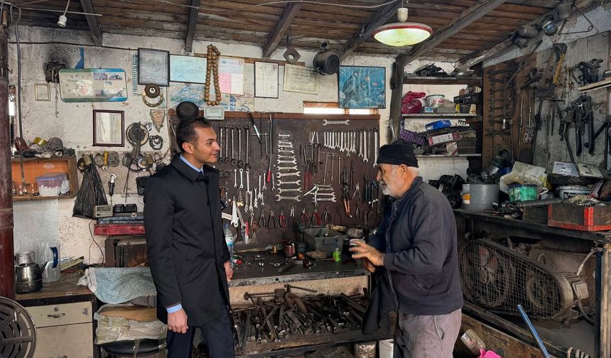 Çamardı Kaymakamı Bektaş esnafı dinledi