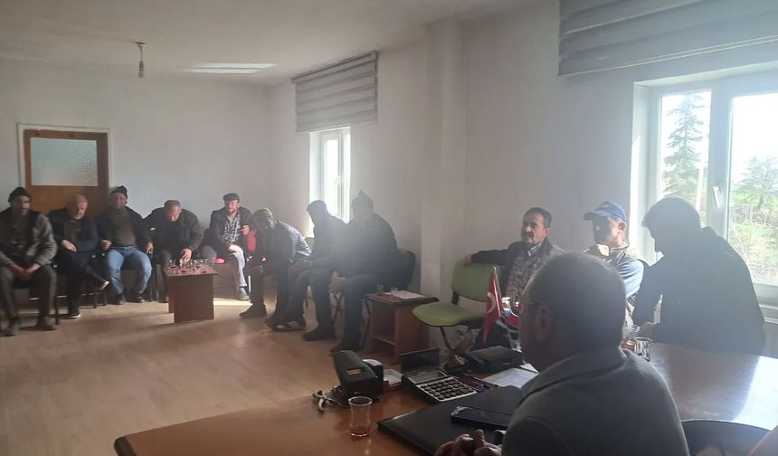 Çömlekçi Köyü’nde üreticilere bilgilendirme