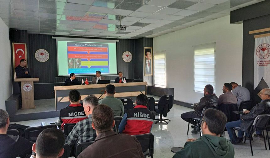 Hayvan Hastalıklarıyla Mücadele Eğitimi düzenlendi