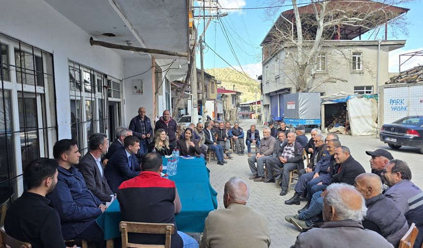 Kaymakam Gökçe’den Köy ziyaretleri