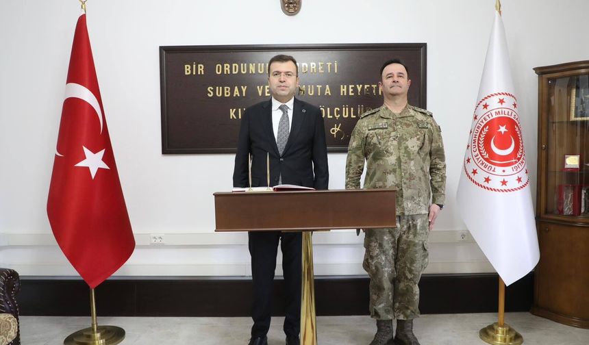 Vali Akmeşe’den Bor Garnizon Komutanlığına ziyaret