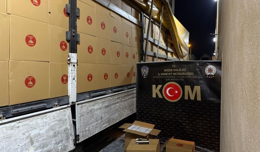 Kaçakçılık Operasyonu: 11 Milyon 700 Bin Makaron ele geçirildi