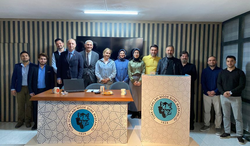 Niğde Türk Ocağı yeni yönetimini belirledi