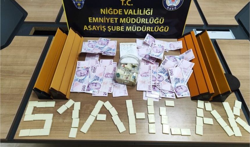 Niğde’de kumar operasyonu