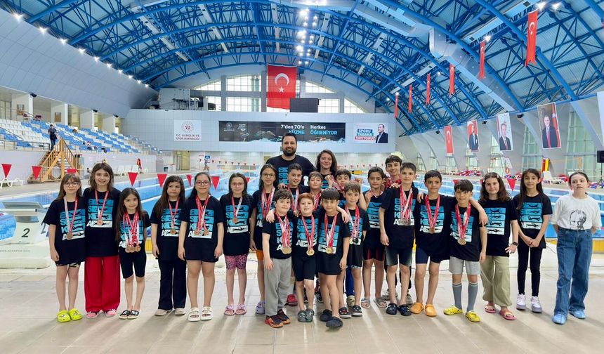 23 Nisan Kupası yüzme şenlikleri tamamlandı