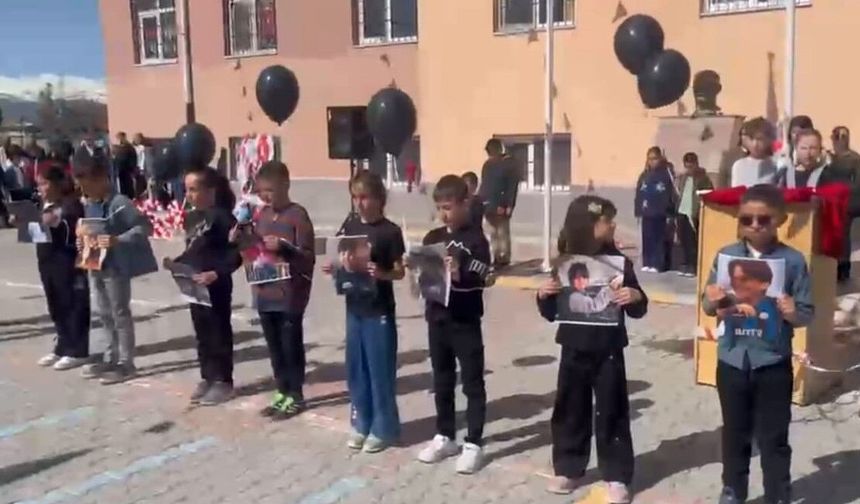 Alay İlkokulu’ndan Duygusal 23 Nisan Anma töreni (VİDEO HABER)