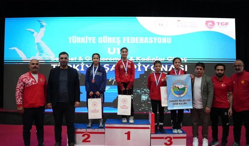 Çamardılı Genç Sporcular Milli Takım yolunda