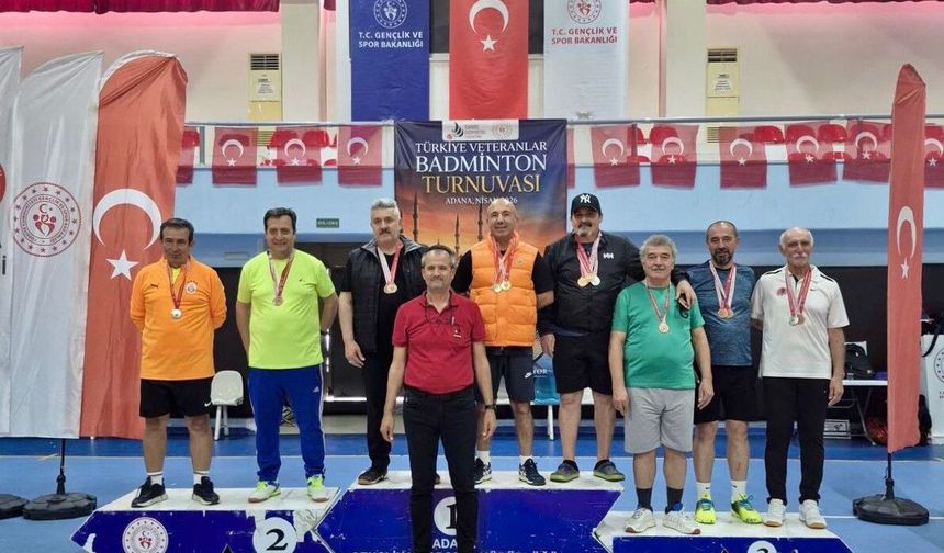 Veteran Badminton Sporcuları 6 Madalya ile döndü