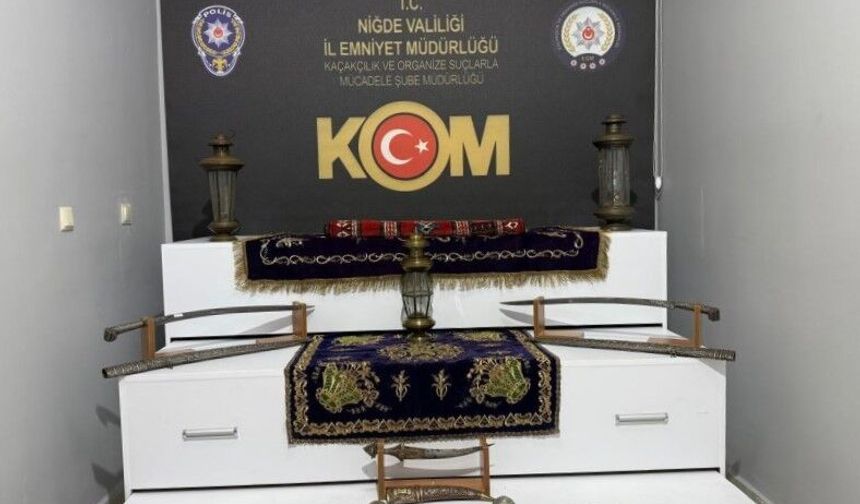 Bor’da Tarihi Eser Kaçakçılığı önlendi