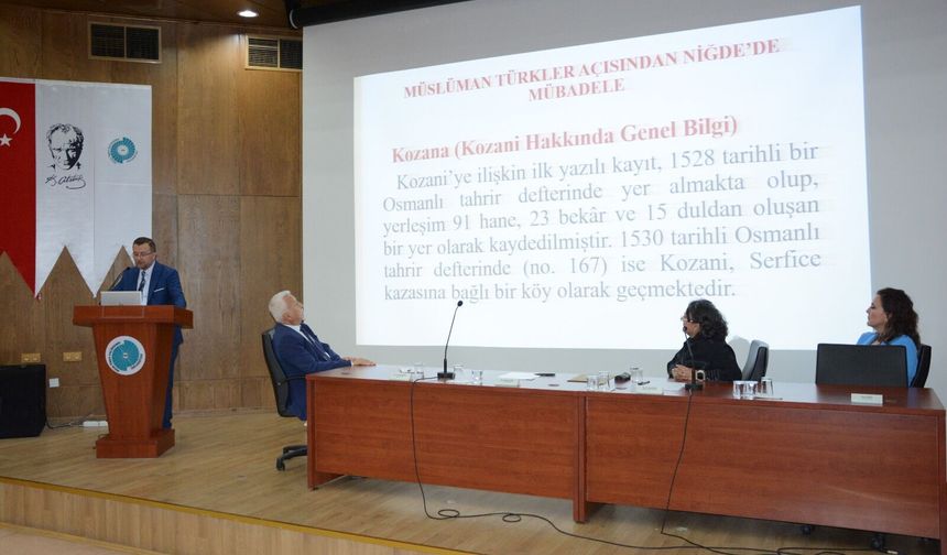Niğde’de Mübadele Tarihi konuşuldu