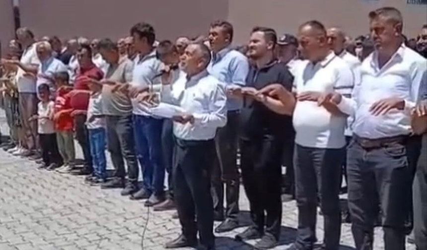 Alay Beldesinde yağmur duası yapıldı