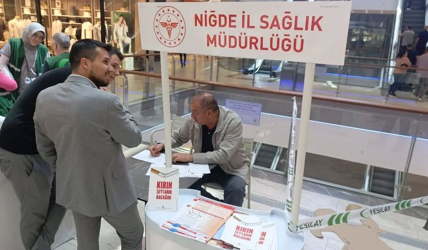 ‘Elektronik Sigara Bir Çözüm Değil’ Standı açıldı