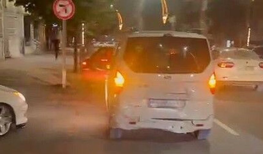 Kavşakta maddi hasarlı kaza! (VİDEO HABER)