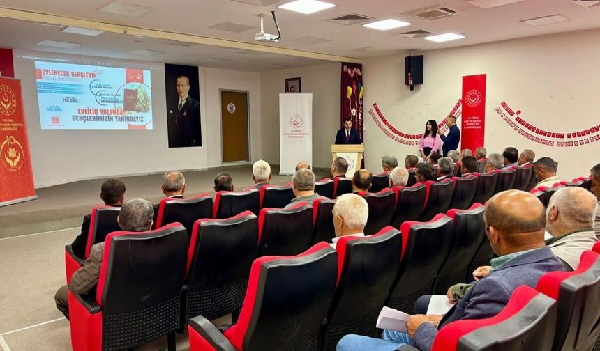Muhtarlara Sosyal Risk Haritası anlatıldı